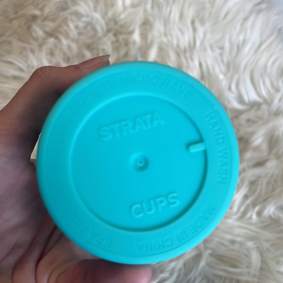 Tiffany blue sea foam green reusable tumbler cup w screw on lid & straw bpa free - Picture 5 of 17